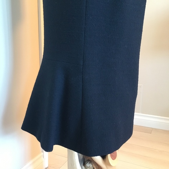8 Long Midi Wool Skirt Ralph Lauren Collection Purple Label. Made in USA. - Picture 4 of 10